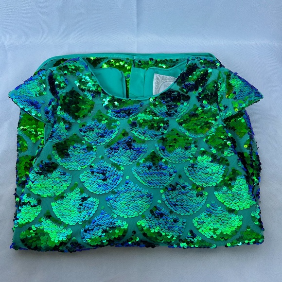 Disney Store The Little Mermaid Party Dress For Kids (Size 5/6) - Picture 6 of 6